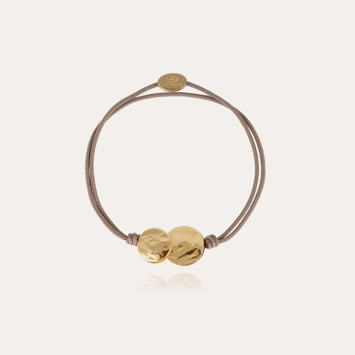 Online Gas Bijoux Platine bracelet large size gold Taupe