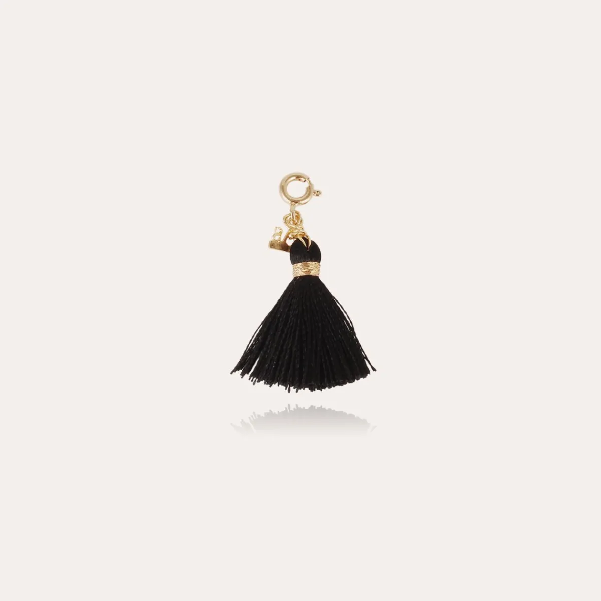 Flash Sale Gas Bijoux Pompon pendant charms gold Black