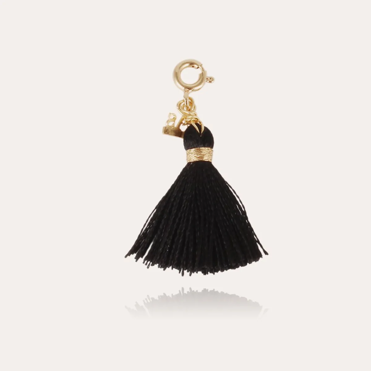 Flash Sale Gas Bijoux Pompon pendant charms gold Black