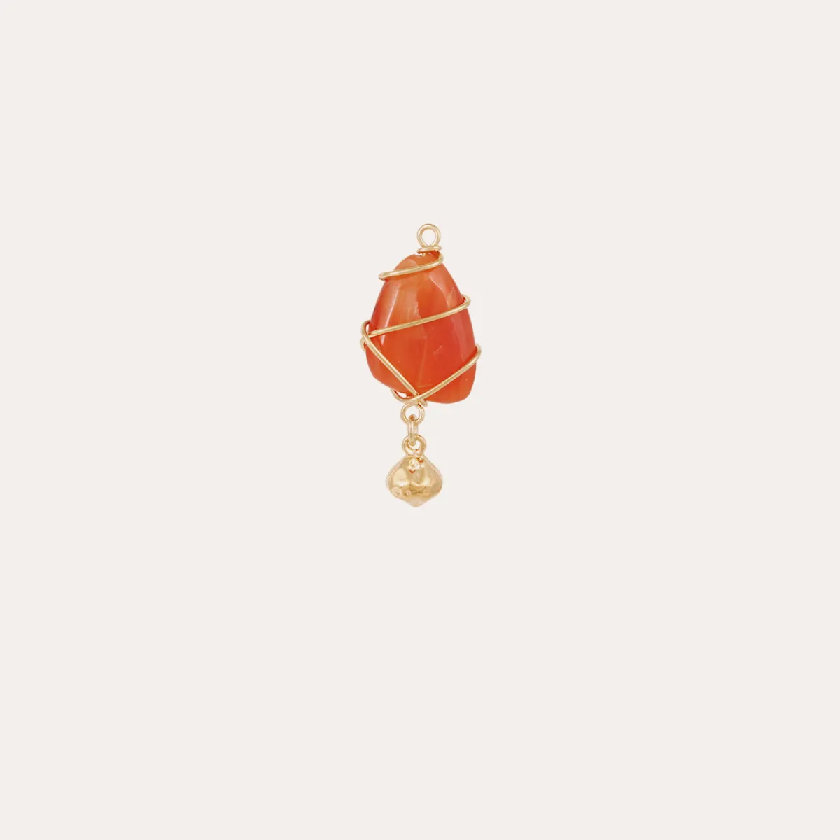 Online Gas Bijoux Rainbow charms Constantine gold - Cornelian Carnelian