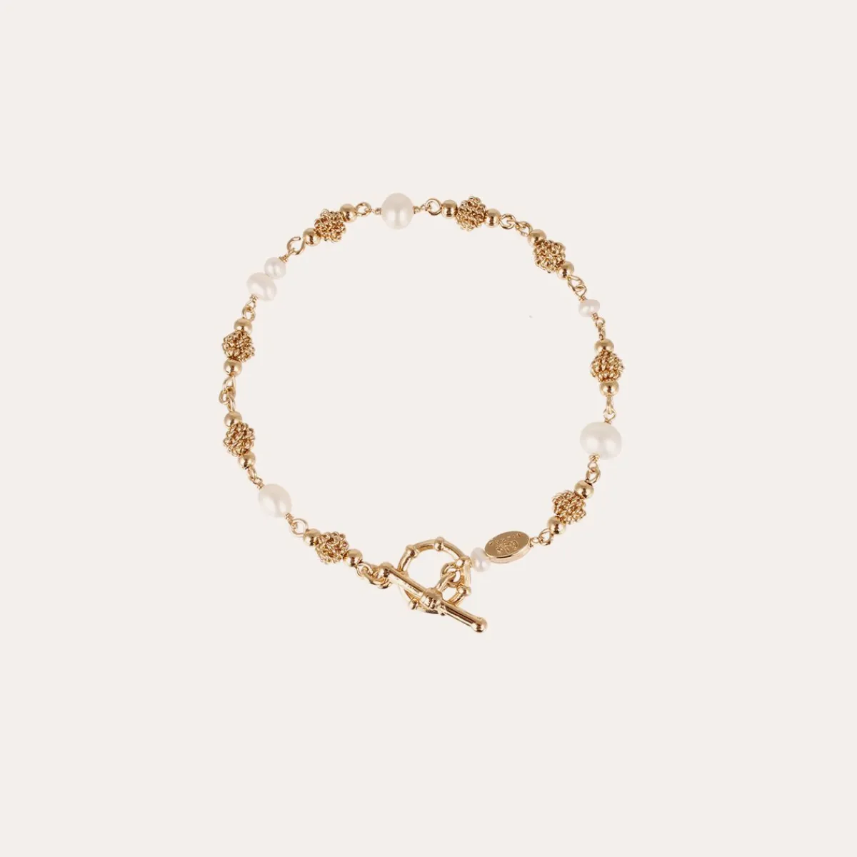 Clearance Gas Bijoux Rosario bracelet gold White