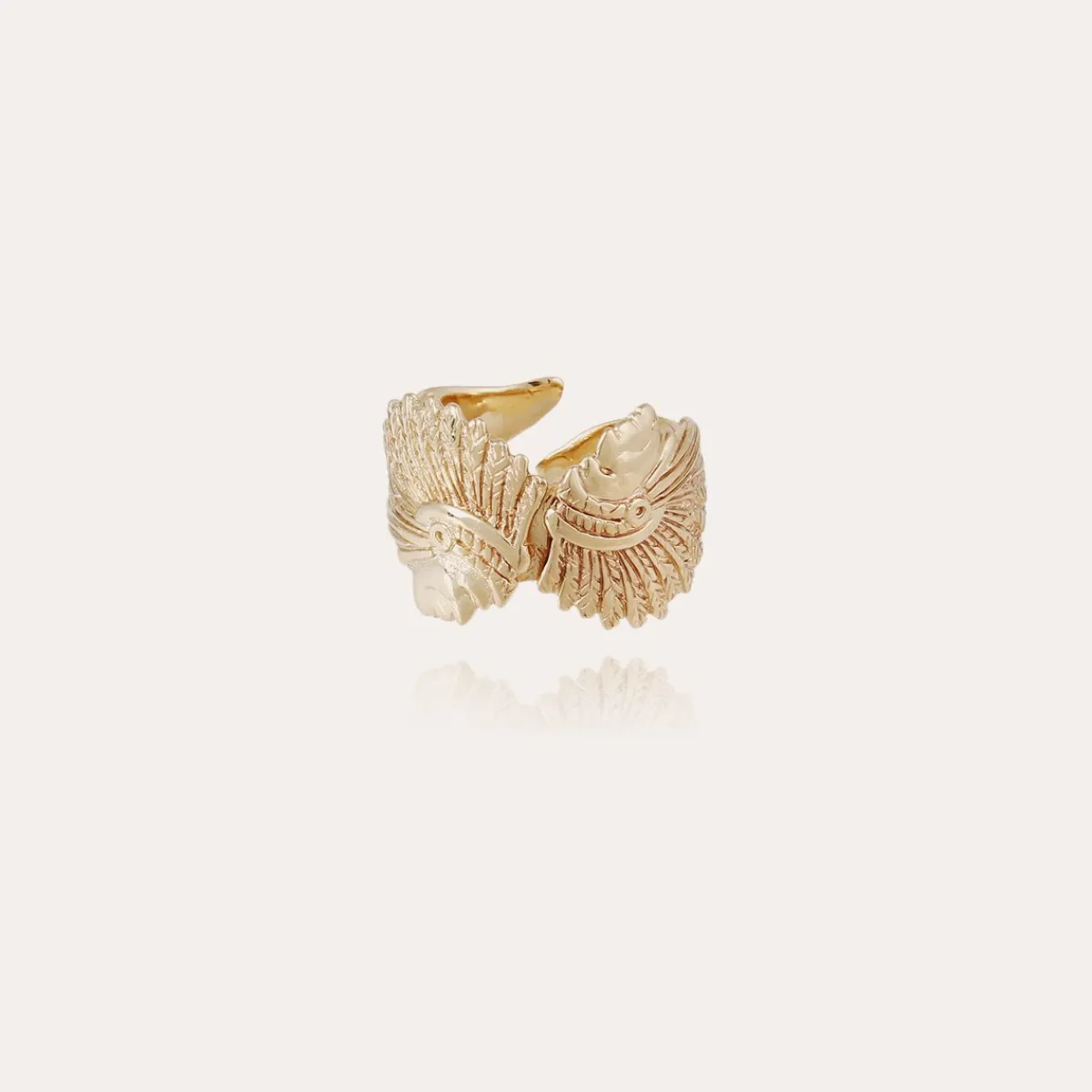 Cheap Gas Bijoux Santa Fe ring gold NOCOLOR