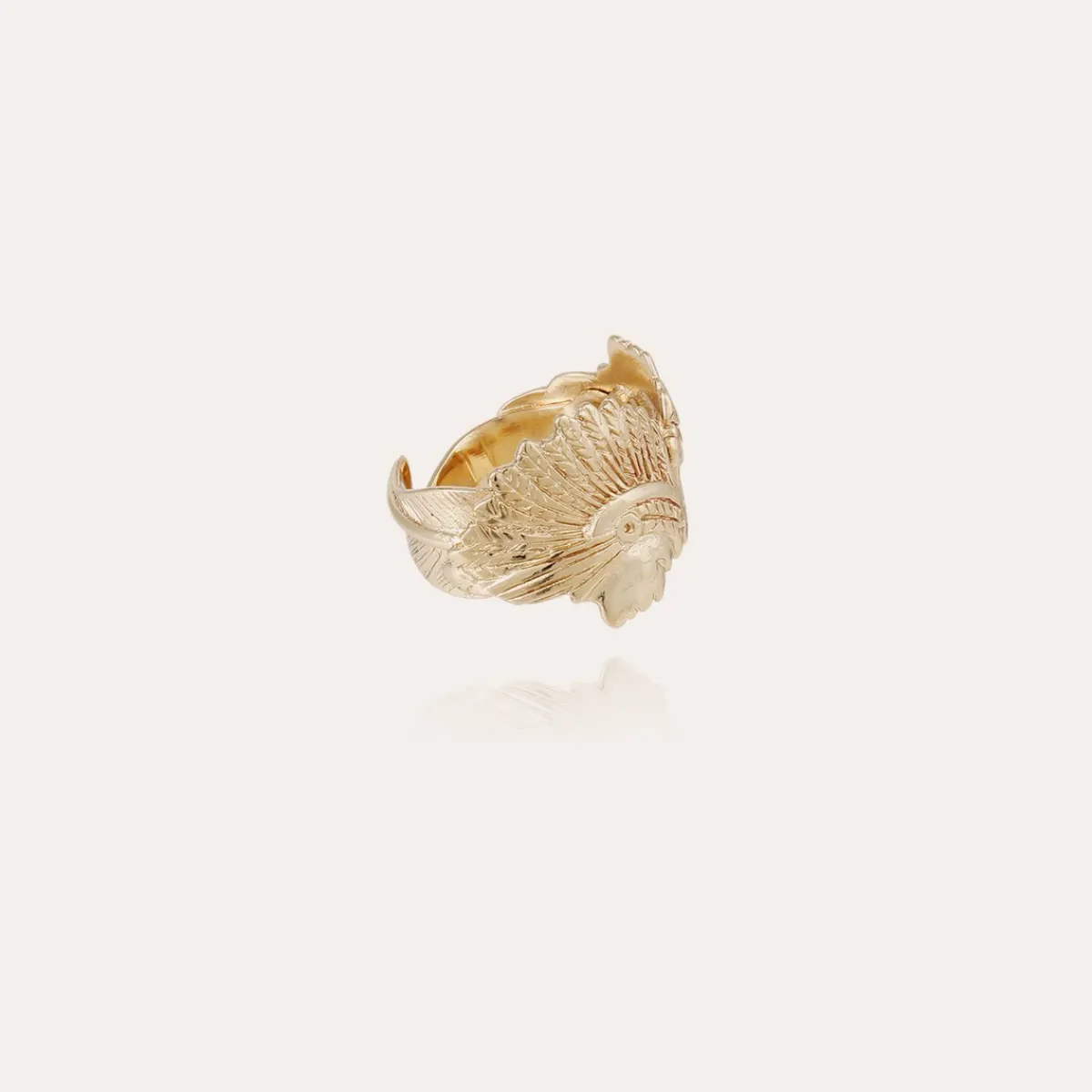 Cheap Gas Bijoux Santa Fe ring gold NOCOLOR