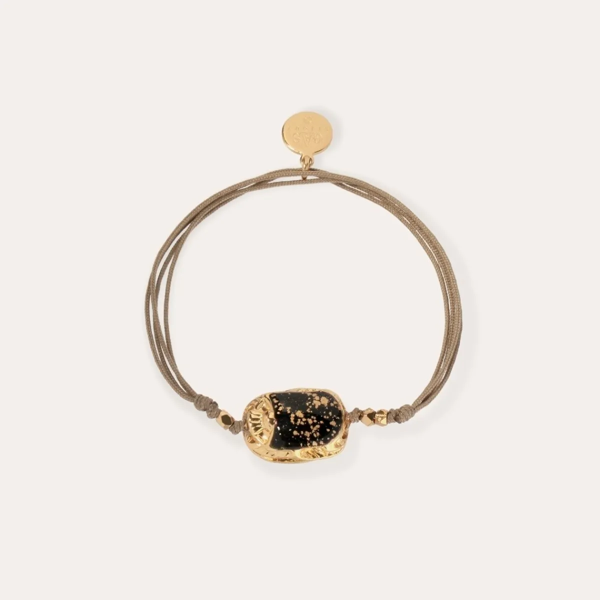 Online Gas Bijoux Scaramouche enamel bracelet gold Black