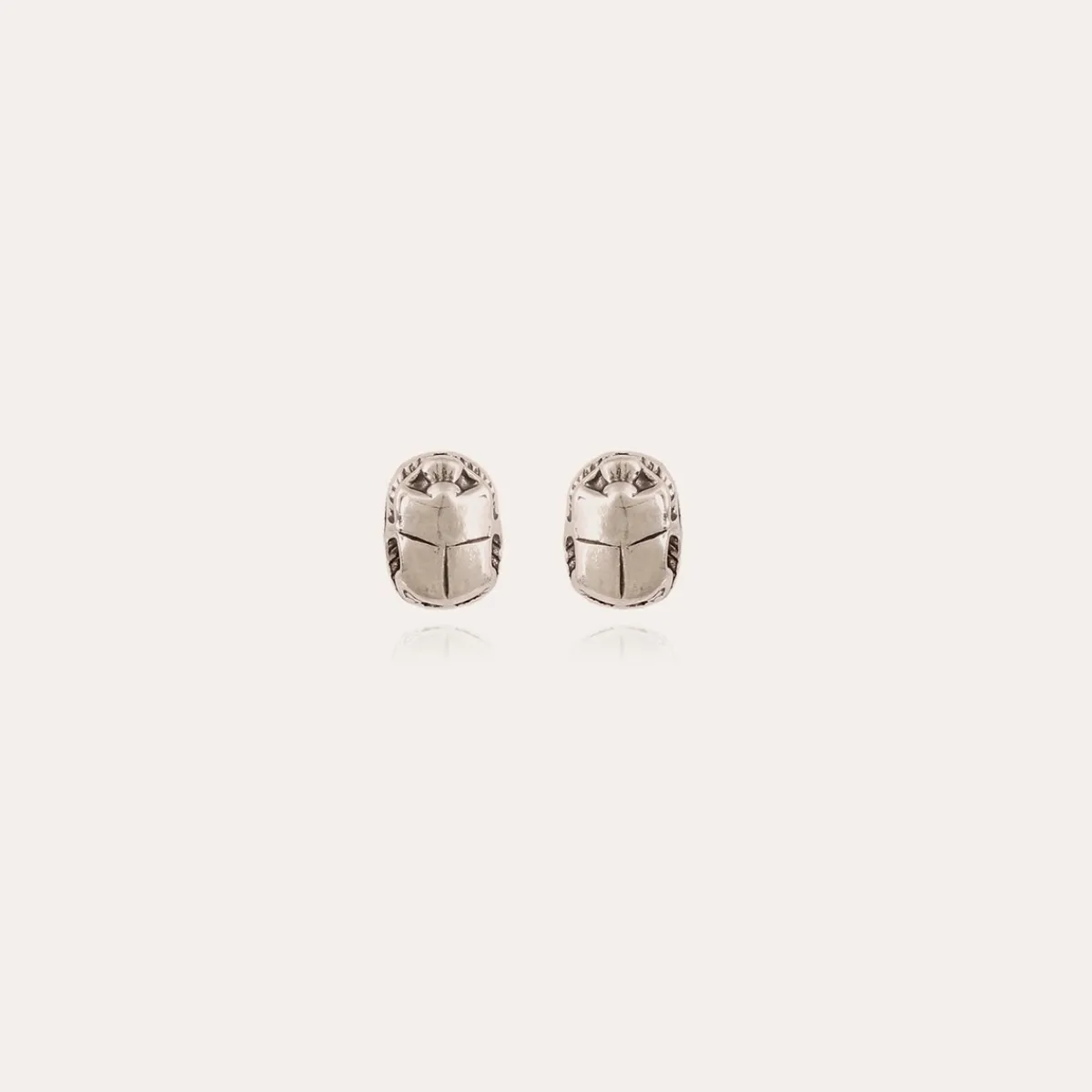 New Gas Bijoux Scaramouche studs earrings silver NOCOLOR