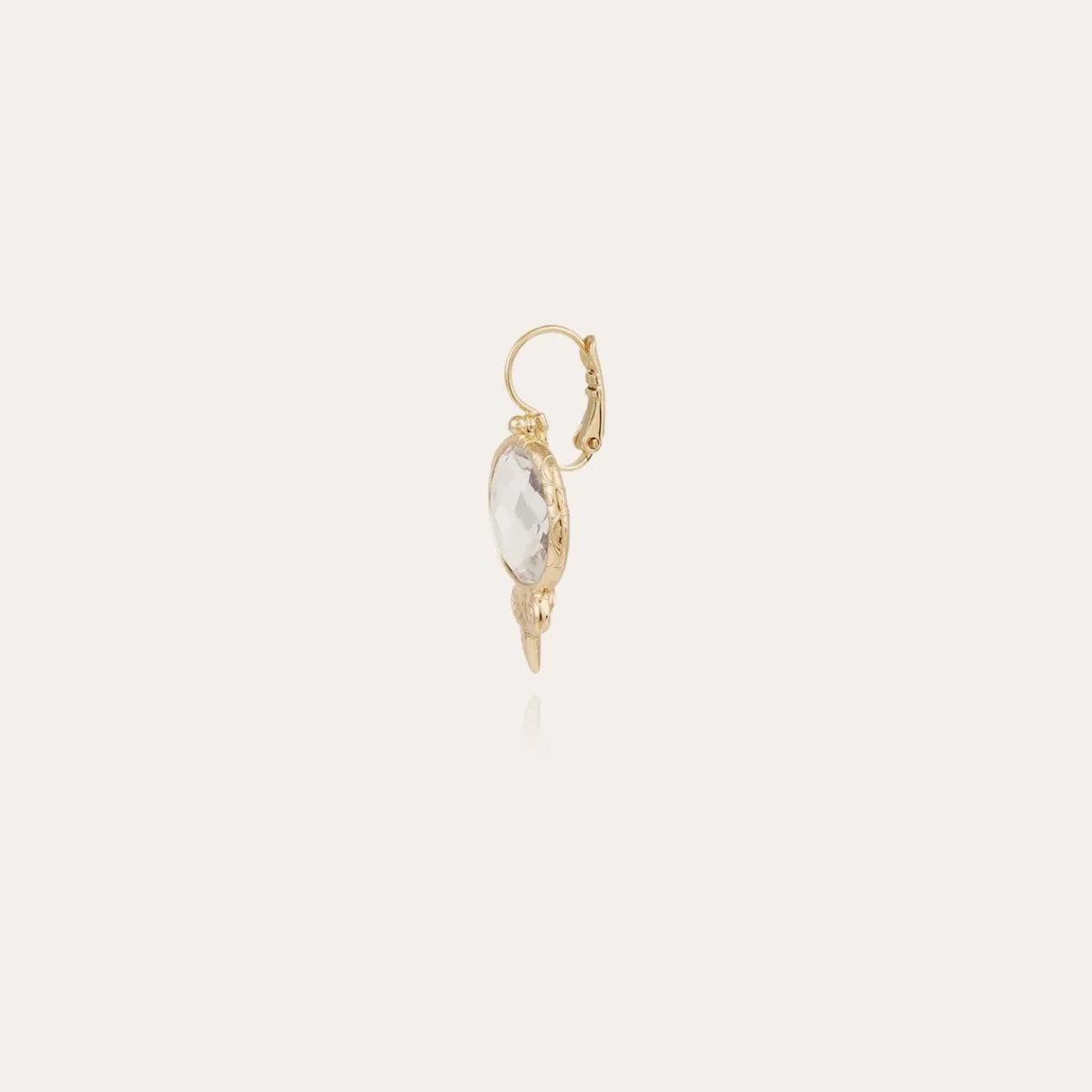 Sale Gas Bijoux Serti earrings gold - Crystal