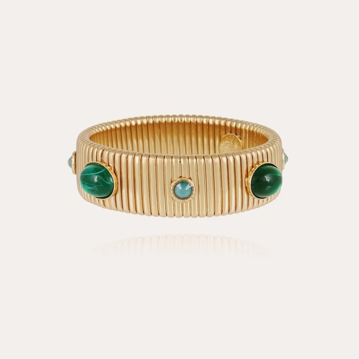 Best Sale Gas Bijoux Strada bracelet medium size gold Green