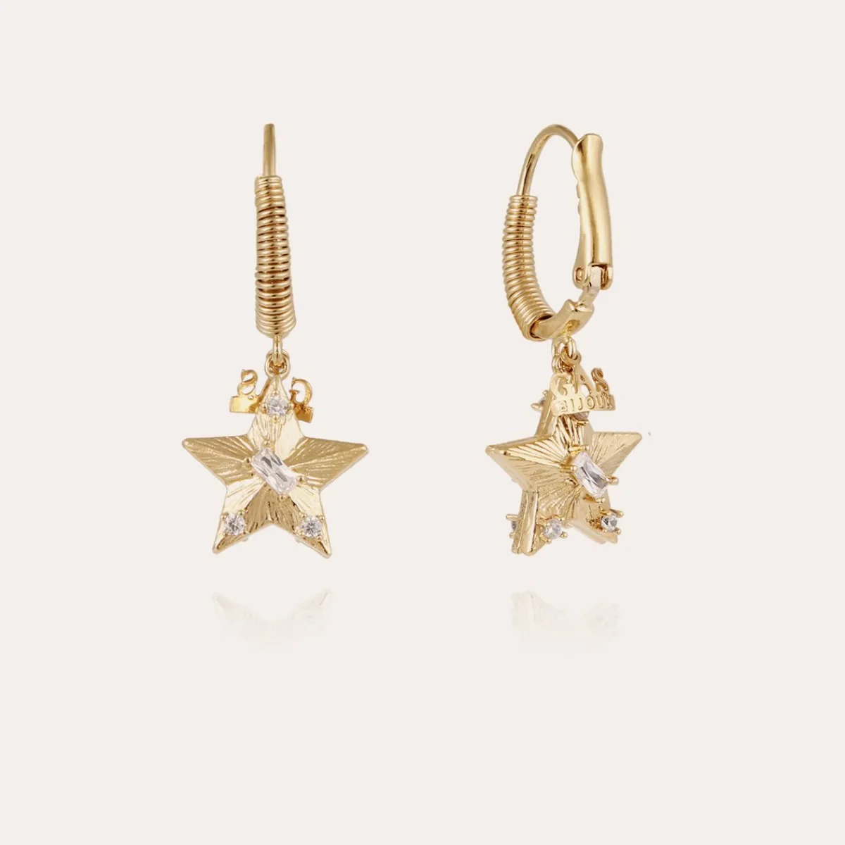 Store Gas Bijoux Tao Stella earrings gold Crystal