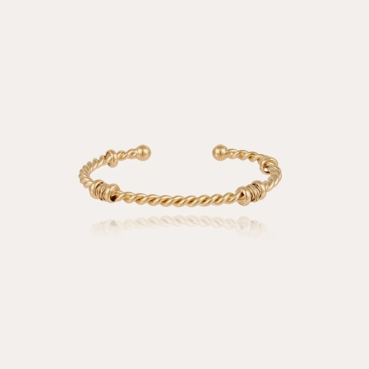 Store Gas Bijoux Torsade bracelet large size gold NOCOLOR