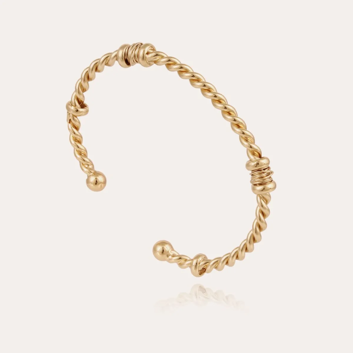 Store Gas Bijoux Torsade bracelet large size gold NOCOLOR