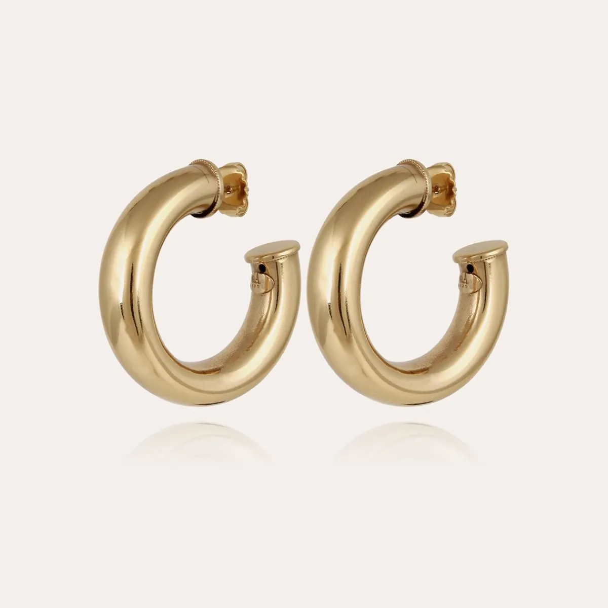 Online Gas Bijoux Turner hoop earrings gold NOCOLOR