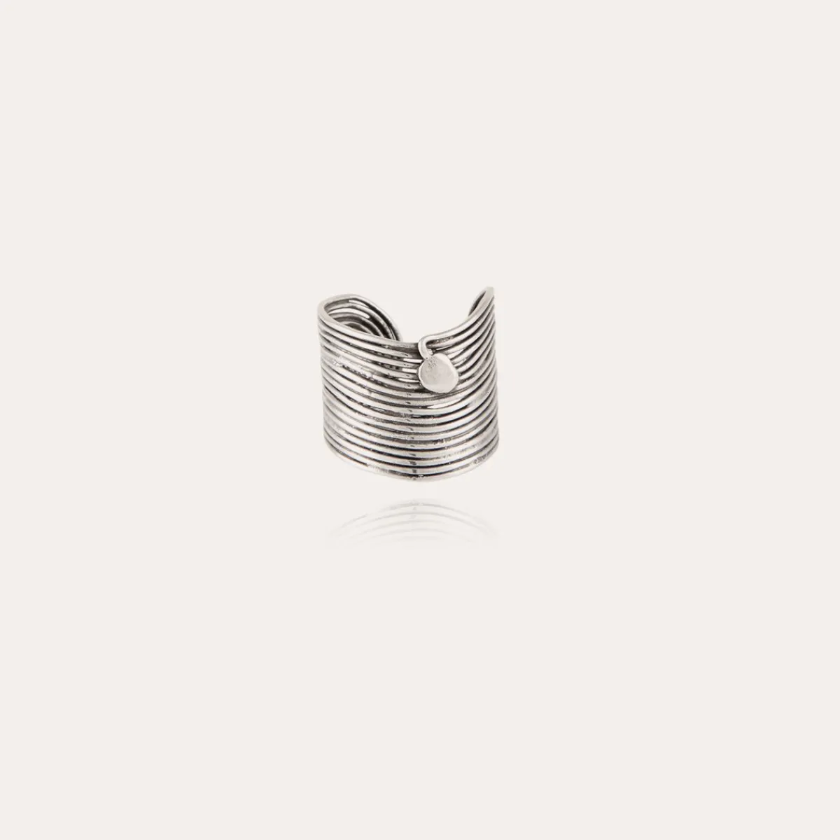 Discount Gas Bijoux Wave ring silver NOCOLOR