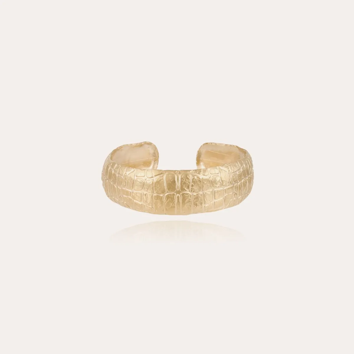 Shop Gas Bijoux Wild bracelet medium size gold NOCOLOR